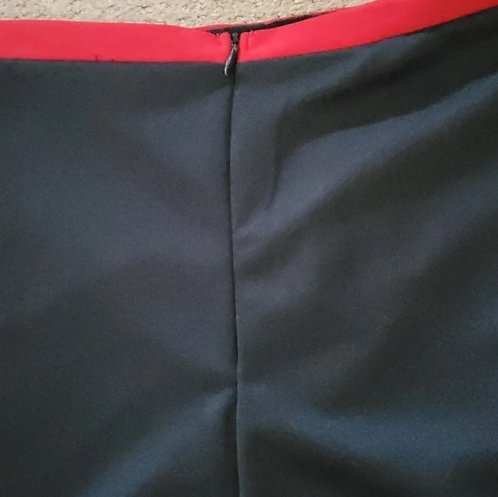 Dolls Kill 1/2 of Cheerleader Costume High Waist Lace Up Two Tone Mini Shorts - Picture 10 of 10